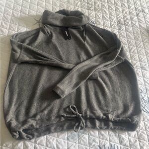 Express Gray Turtleneck Sweater
